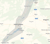 Карта глубин C-MAP RS-Y510 Новосибирское водохранилище и Новосибирск - Томск
