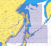 Карта глубин C-Map RS-Y524 Острова Хоккайдо и Сахалин