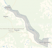 Карта глубин C-Map RS-Y512 Обь: Нижневартовск - Ханты-Мансийск